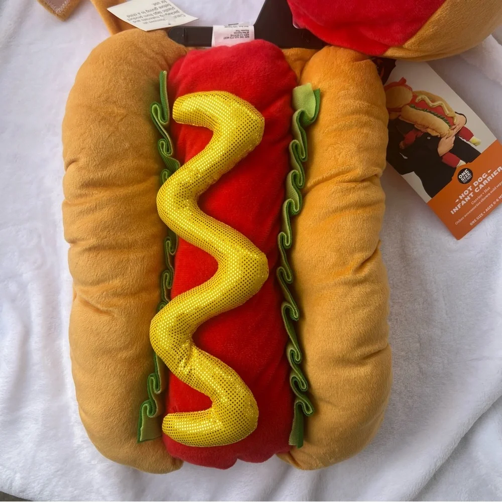 Hot dog baby infant holder accessory Halloween costume NEW